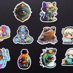 Chemical Collective Custom Sticker Pack – 10 Unique Designs