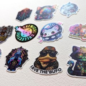 Chemical Collective Custom Sticker Pack│10 Unique Designs