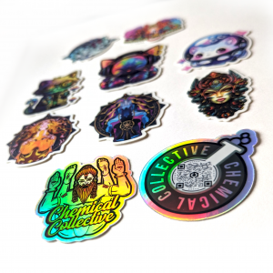 Chemical Collective Custom Sticker Pack│10 einzigartige Designs