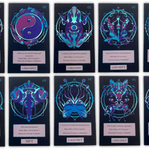 Tryptamine ChemCards│Soft-Touch Hot-Foil Printed Collectable Card Set