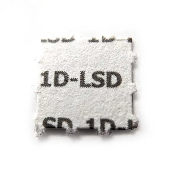 1D-LSD blotter van 150 mcg