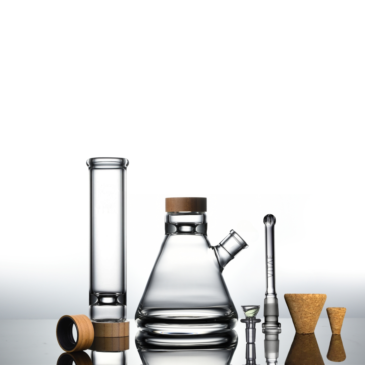 VITAE Glass Classic Beaker Hourglass Alpha