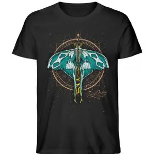 T-shirt Psychedelic Moth - Chemise biologique premium pour hommes