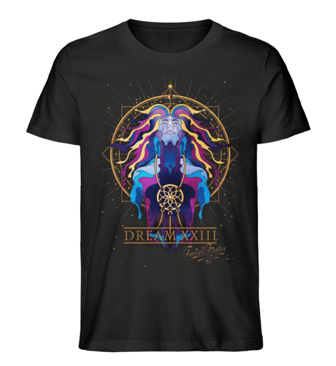 Chemical Collective 1D-LSD "Dream" T-shirt - Mannen premium biologisch shirt-16