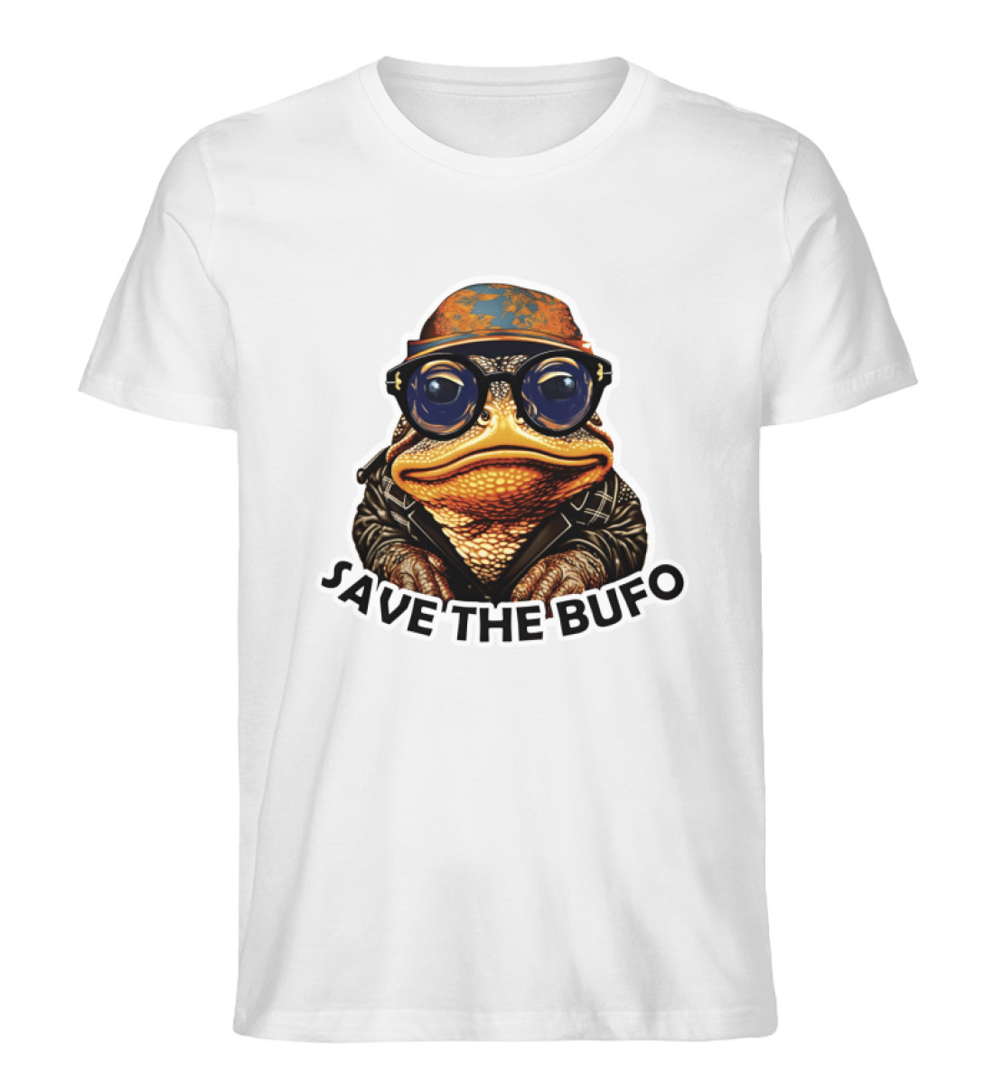Save The Bufo! 5-MeO-DMT - Premium Organic T-Shirt - Men Premium Organic Shirt-7197